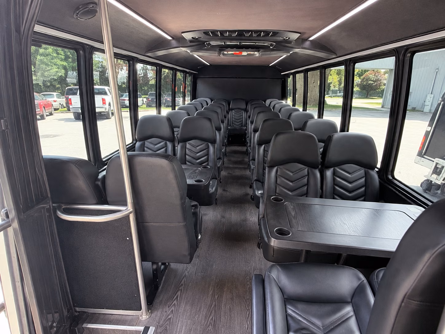 queen creek 15 passenger minibus inside