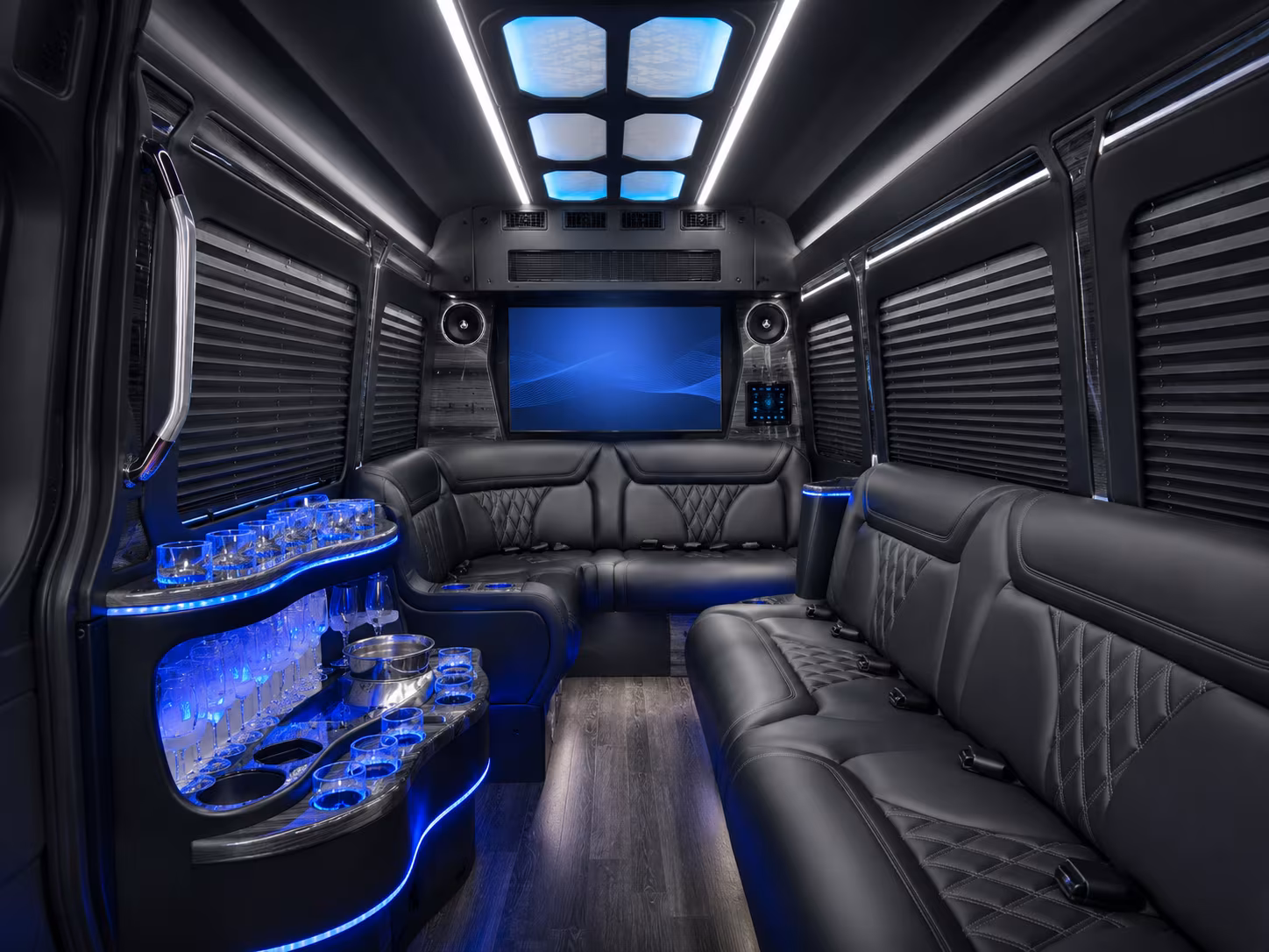queen creek sprinter limousine inside