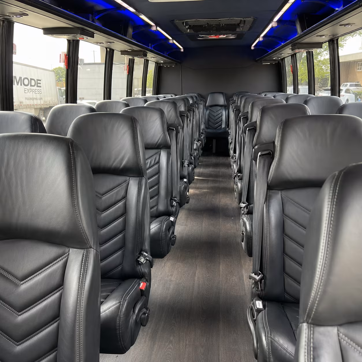 queen creek wedding transportation onboard seating