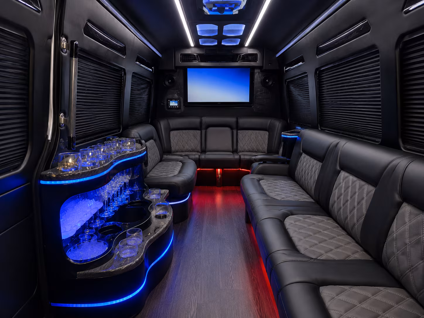 sprinter vans and limos for smaller queen creek prom groups
